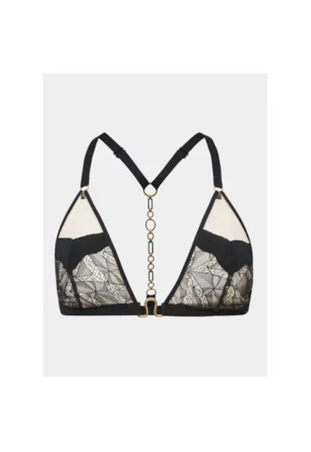 Дамски сутиен -  303475505 - Полиамид/Модал - Черен