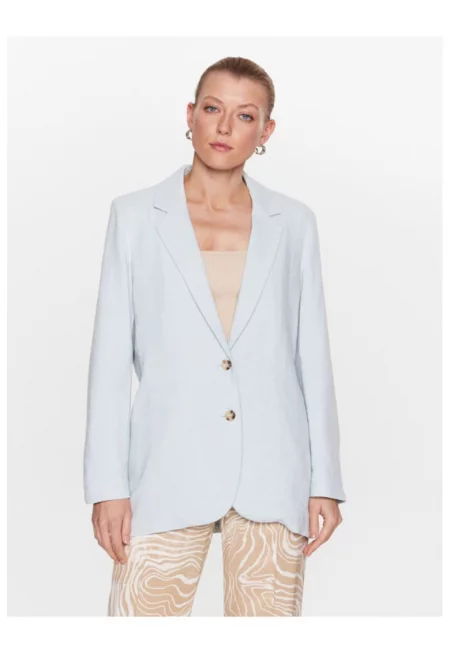 Дамско яке -  302469871 - Лен - Син