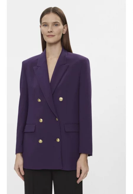 Дамско яке -  303049294 - Полиестер/Вискоза - Лилаво - Виолетов