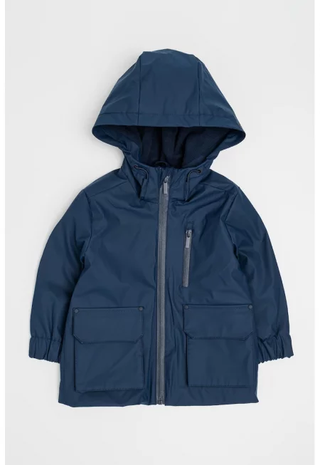 Дъждобран с цип и качулка