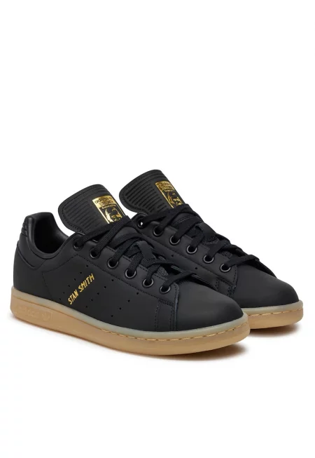 Детски обувки -  Stan Smith II - естествена кожа - черен