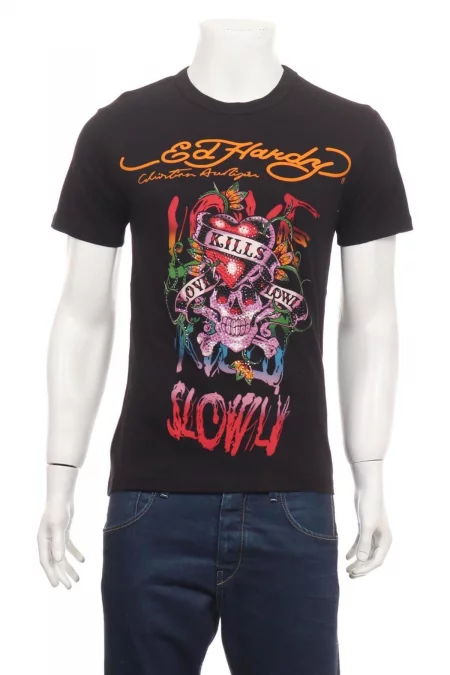 Дрехи Тениска с щампа ED HARDY