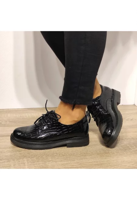 Ежедневни обувки Дамски  74206-1 Черно - Черно