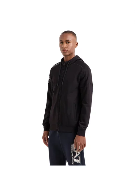 Hanorac  EA7 Tape Logo FZ 38697 - Черен