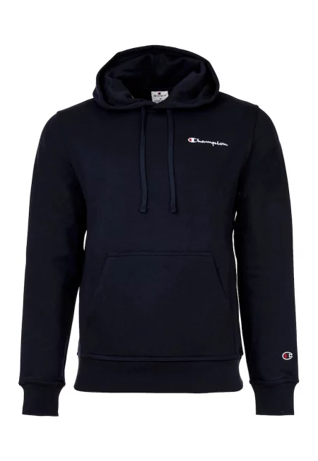 Худи с лого - Тъмносин