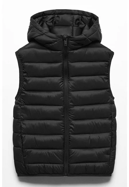 Капитониран елек Unicov с качулка