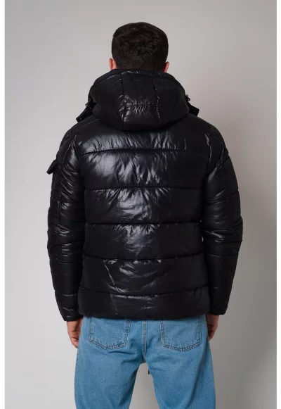 Капитонирано зимно яке с качулка