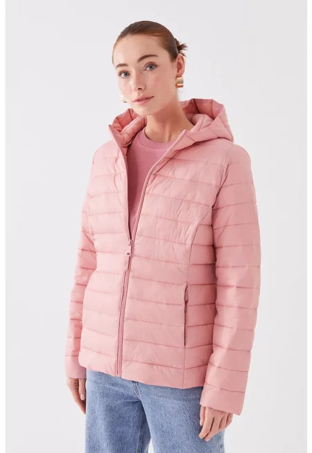 Капитонирано зимно яке с качулка