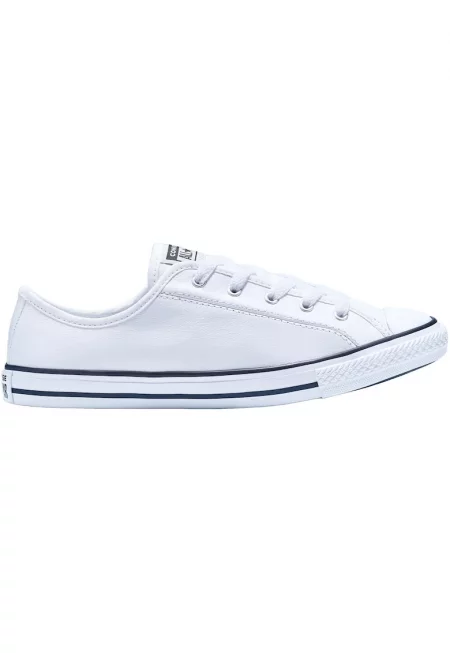 Кецове  Chuck Taylor All Star Dainty Leather Low Top - Бял