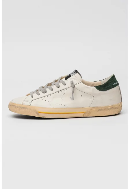 Кожени спортни обувки Super-Star с велур