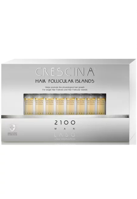 Лечение против изтъняване на косата при мъже  Follicular Islands 1700 - 20 ампули - Напреднал стадий