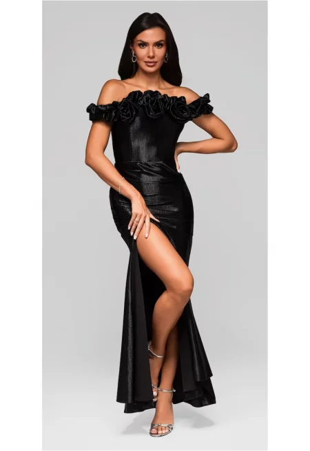 Макси вечерна рокля  LA-OM-DLR213