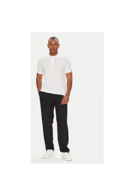 Мъжка поло риза  C5 21344.2144 - Памук - Бял - Бял