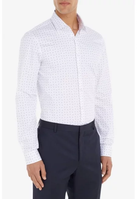 Мъжка риза  K10K112104 - Бял