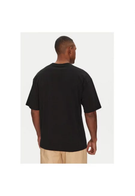 Мъжка тениска  220714 - памук - 2XL INTL - черна