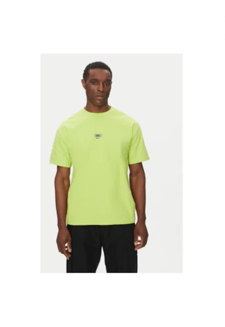 Мъжка тениска  EQYZT08017 - памук - зелена - Зелен