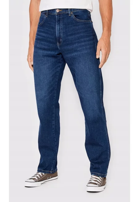 Мъжки дънки  Frontier - свободни - тъмносини - памучни - Син