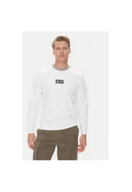 Мъжки суитшърт  321Y1MW - памук - бял - Бял