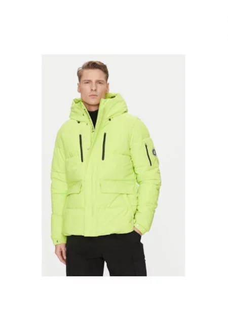 Мъжко яке -  304215421 - Полиестер - Зелено - Зелен