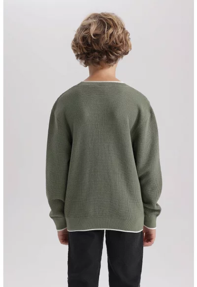 Памучен пуловер