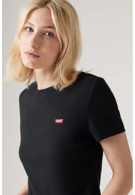 Памучна слим тениска Essential