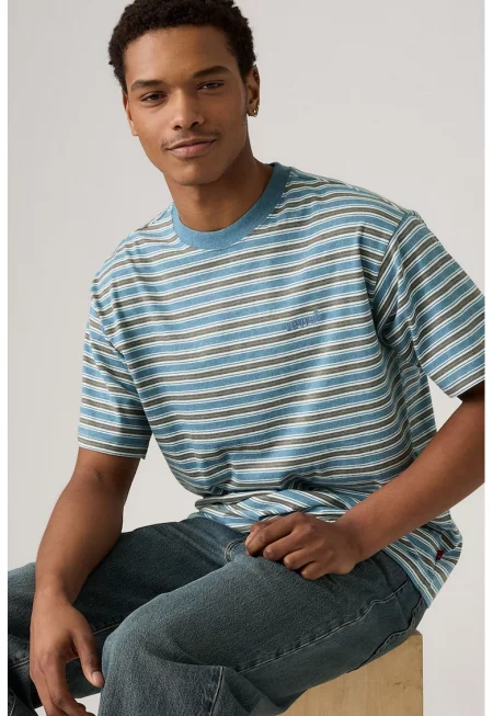 Памучна тениска Red Tab™ със свободна кройка