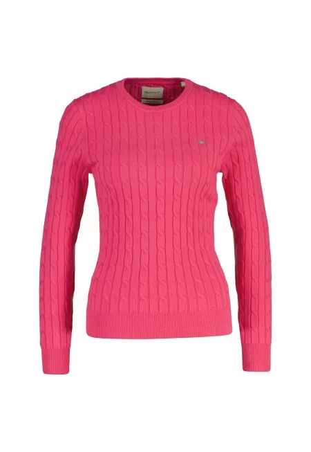 Плетен пуловер по тялото