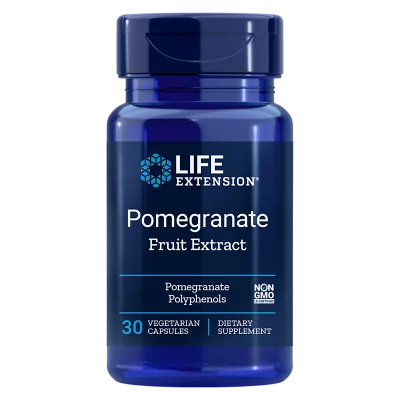 Нар (плод) (Pomegranate Fruit Extract), 30 капсули