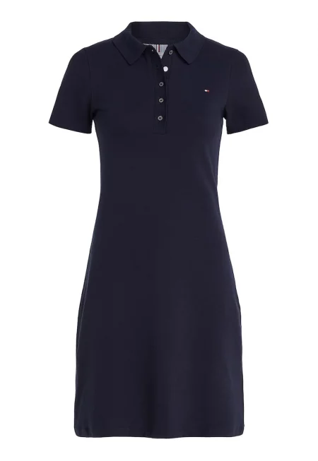 Права рокля с копчета - Ултрамарин синьо