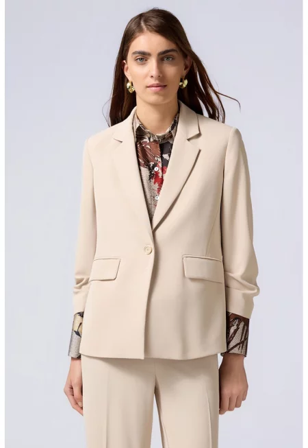 Сако с 3/4 ръкави - Слонова кост