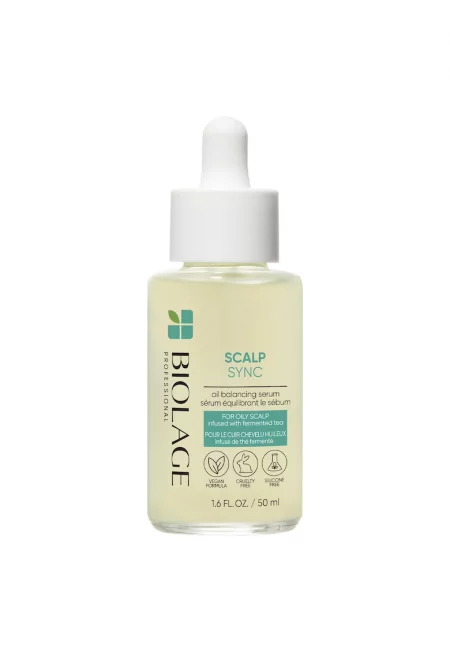 Серум  Scalp Sync Oil Reset с гликолова киселина и екстракт от ферментирал чай - Абсорбира излишния себум и го предотвратява - за чист и свеж скалп ...