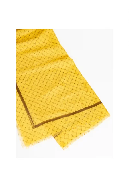 Шал с модал на лога - Жълт