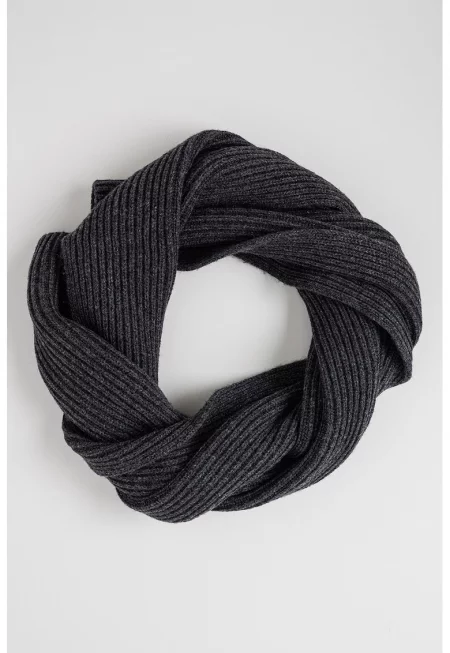 Шал с вълна - Антрацитно сиво