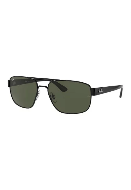 Слънчеви очила Aviator с метална рамка - Черен