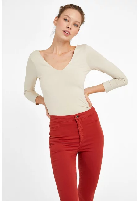 Слим шпиц блуза