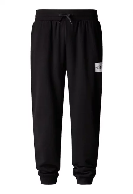 Спортен панталон с памук с лого - Черен