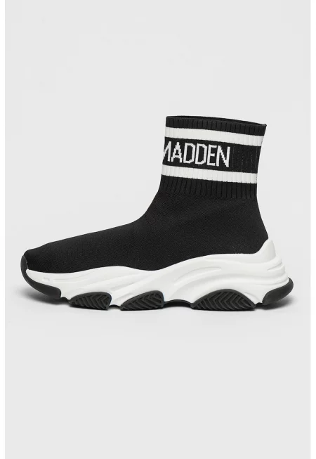 Спортни обувки с висок профил - Бял/Черен