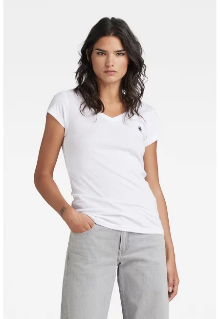 Тениска Eyben от органичен памук с шпиц