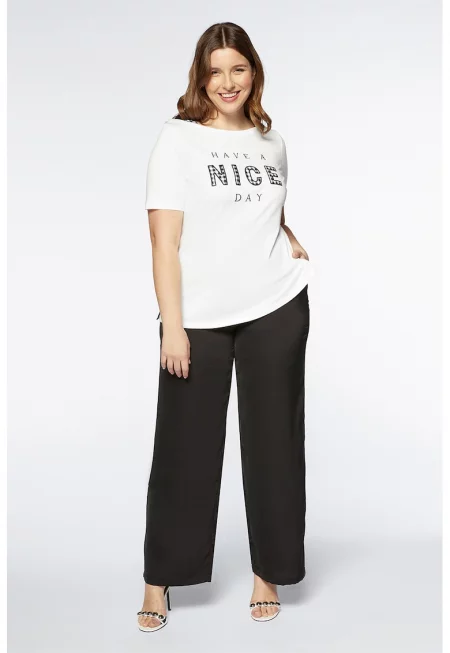 Тениска с модал и овално деколте