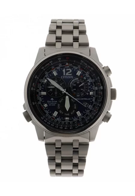 Унисекс часовник Eco Drive -  Titanium - Blue/Grey