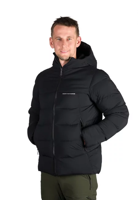 Зимно яке Bronsilaw за хайкинг и трекинг - Черен