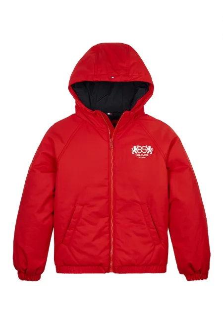 Зимно яке с качулка и лого