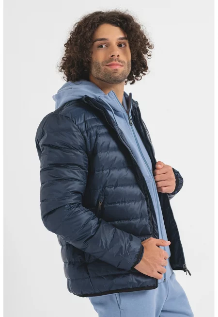 Зимно яке с пухена вата и средновисока яка