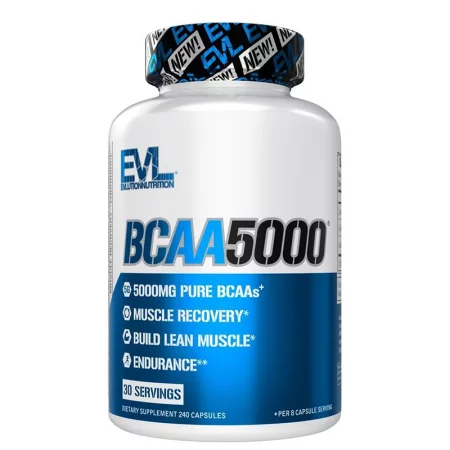 BCAA5000 – Разклонени аминокиселини (BCAA), 625 mg, 240 капсули