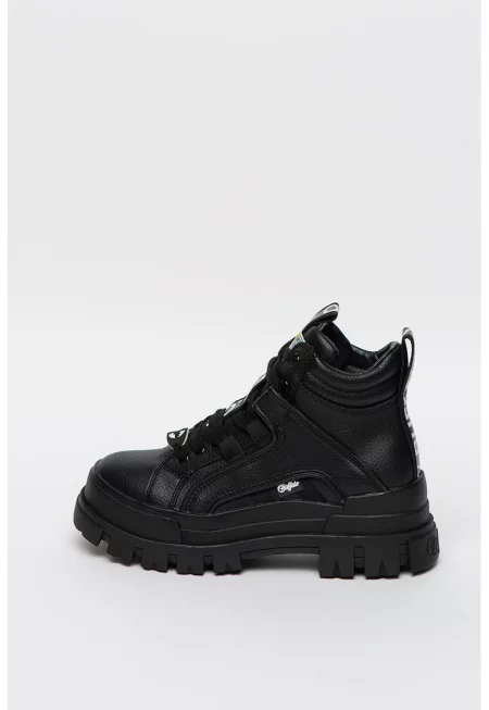 Боти Aspha NC с лого в задната част - Черен