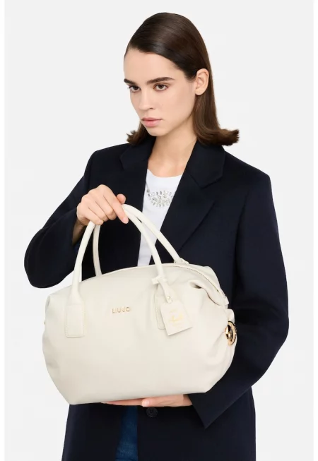 Чанта от еко кожа с лого