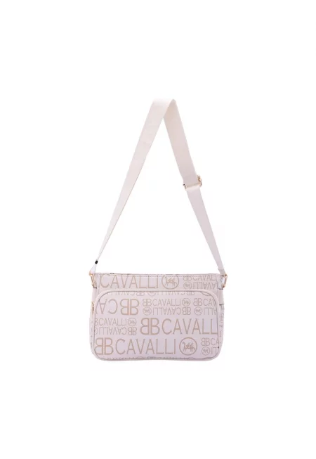 Чанта през рамо с принт - Бежов