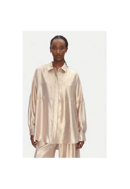 Дамска риза  53-7016 - Полиестер - Златист