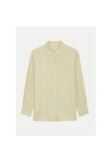 Дамска риза - Marc O'Polo - 303737269 - Лен - Бежов - Бежов