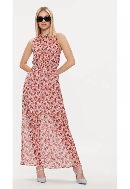 Дамска рокля -  303917715 - Полиестер - Кафяв